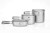 Keith Titanium Ti6014 3-Piece Pot and Pan Cook Set - 2400ml (Limited Time Promotion Price)