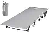 MARCHWAY Ultralight Folding Tent Camping Cot Bed, Portable Compact for Outdoor Travel, Base Camp, Hiking, Mountaineering, Lightweight Backpacking (Grey)
