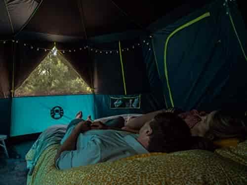 Coleman Tent Octagon Blackout, 6 to 8 Man Festival Dome Tent, Waterproof Family Camping Tent with Sewn-in Groundsheet Coleman Tent Octagon Blackout, 6 to 8 Man Festival Dome Tent, Waterproof Family Camping Tent with Sewn-in Groundsheet