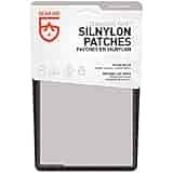 GEAR AID Tenacious Tape Silnylon Patches for Silicone Tent and Tarp Repair, 3”x5”, Clear