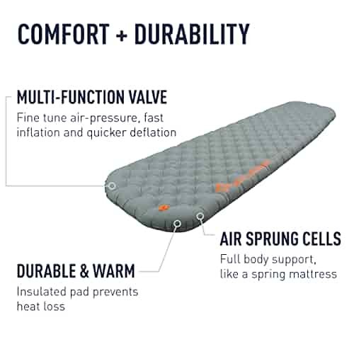 Sea to Summit Ether Light XT Extra-Thick Insulated Air Mattress, Tapered - Regular (72 x 21.5 x 4 inches) Sea to Summit Ether Light XT Extra-Thick Insulated Air Mattress, Tapered - Regular (72 x 21.5 x 4 inches)