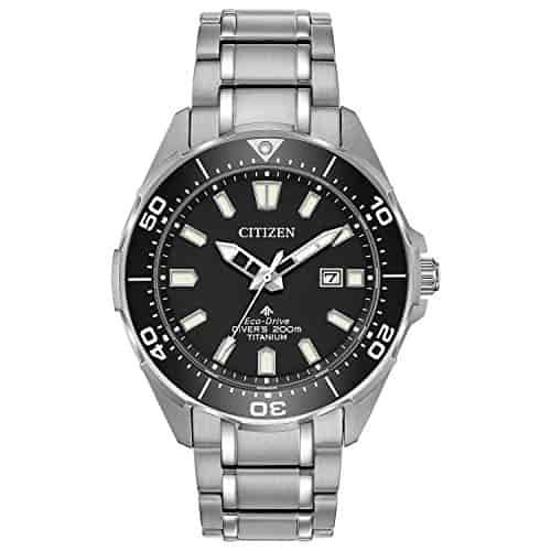 Citizen Eco-Drive Promaster Diver Quartz Mens Watch, Super Titanium, Two-Tone (Model: BN0200-56E)