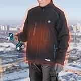 Makita DCJ205ZL 18V LXT Heated Jacket, Only (Black, L), Large Makita DCJ205ZL 18V LXT Heated Jacket, Only (Black, L), Large