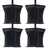 ABCCANOPY Canopy Weights Gazebo Tent Sand Bags,4pcs-Pack (Black) ABCCANOPY Canopy Weights Gazebo Tent Sand Bags,4pcs-Pack (Black)