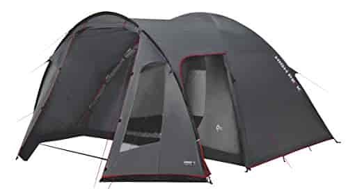High Peak Tessin 5&nbsp;Tent&nbsp;–&nbsp;Dark Grey/Red, 390X310X195&nbsp;cm