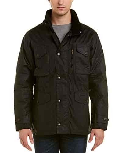 Barbour Mens Sapper Wax Jacket, M, Black