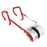 3 Story Fire Escape Ladder with Anti-Slip Rungs, Emergency Escape Ladder Portable Safety Ladder, 25 Ft 3 Story Fire Escape Ladder with Anti-Slip Rungs, Emergency Escape Ladder Portable Safety Ladder, 25 Ft