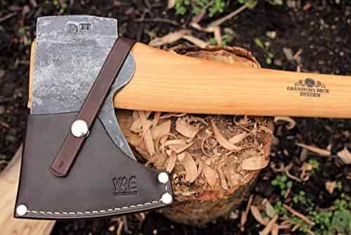 Review Outdoor Gear Axe Sheath for Gransfors Bruks American Felling Axe (Brown)