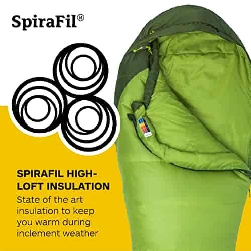 Marmot Men's Trestles 30° Sleeping Bag | Insulated, Water-Resistant, Long, Left-Zip, Green Lichen/Greenland