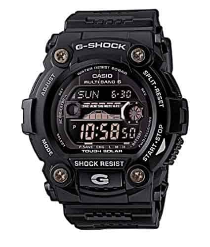 CASIO Men's Year-Round Acrylic Quartz Watch with Resin Strap, Black, 18 (Model: GW-7900B-1ER)