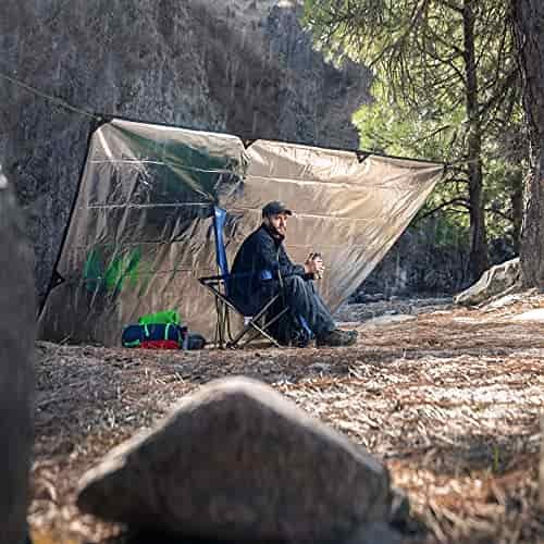 Arcturus XL Survival Tarp - Insulated Reflective Thermal Camping Tarp - 8.5' x 12' (Woodland Camo) Arcturus XL Survival Tarp - Insulated Reflective Thermal Camping Tarp - 8.5' x 12' (Woodland Camo)