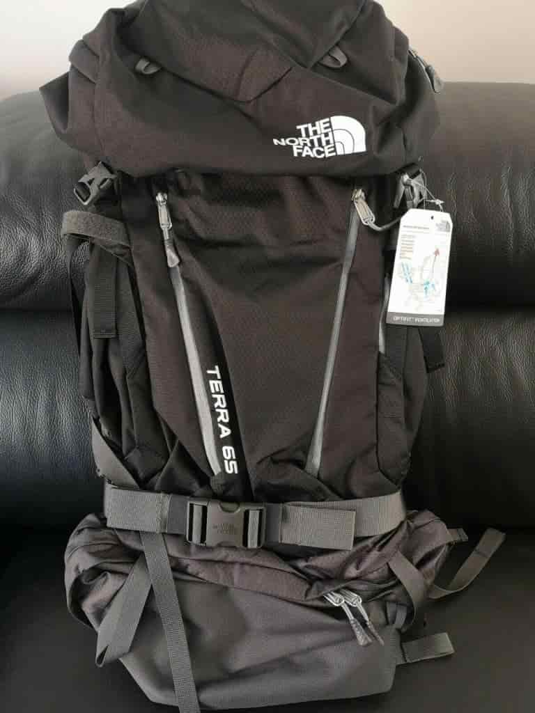 North Face Terra 65 rucksack front