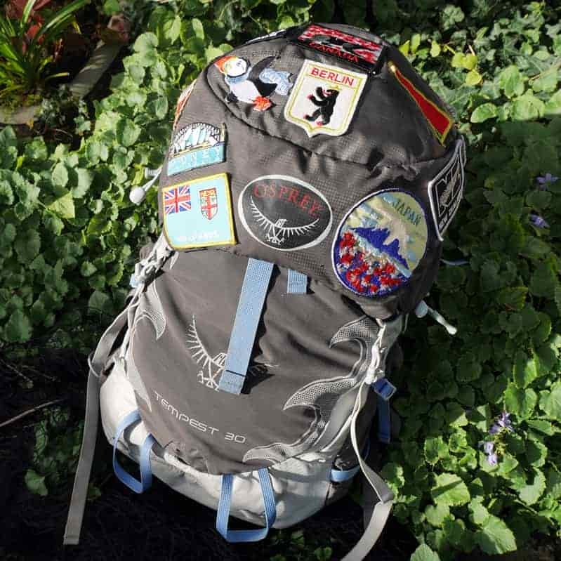 Women's Osprey Tempest 30 review patches
