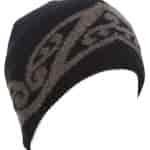 possum merino hat koru design