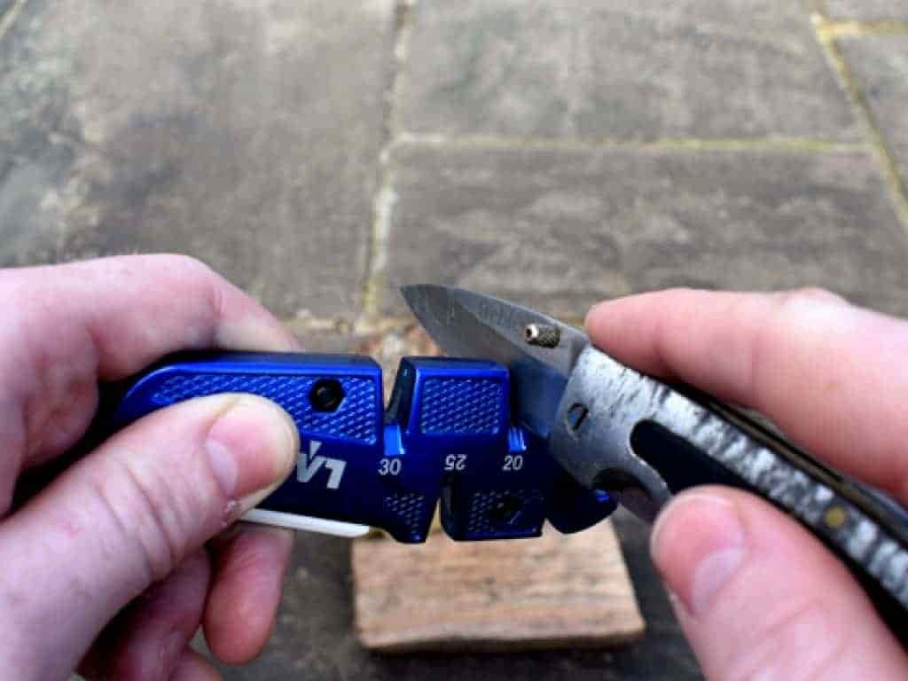 Lanksy QuadSharp Pocket Knife Sharpener