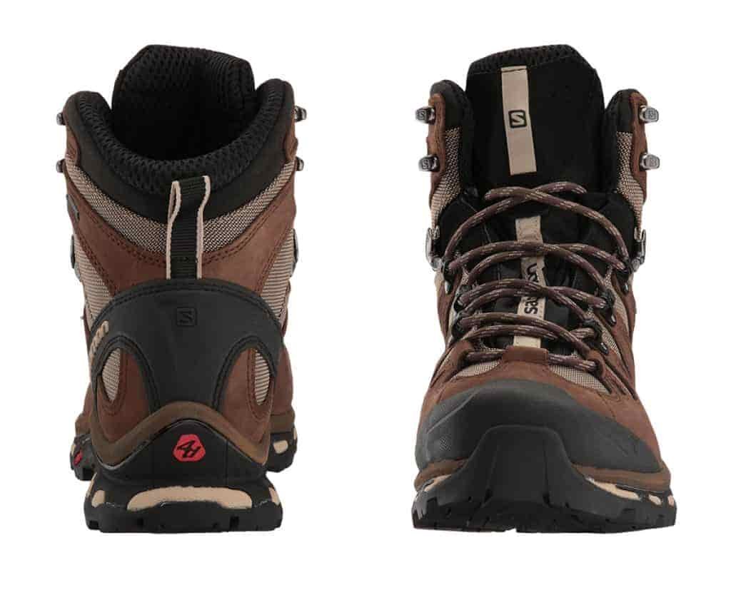 Salomon Quest 4D 2 Review GTX Boots front and back