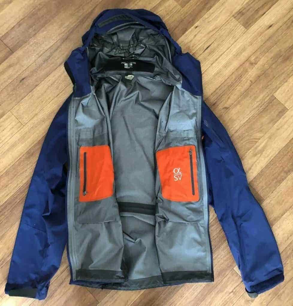 Arc'teryx Alpha SV Jacket open