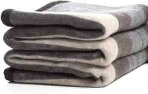 Desert Breeze Distributing Alpaca and Sheep Wool Camping Blanket