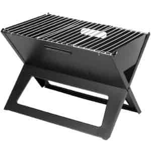 Fire Sense Black Notebook Charcoal Grill