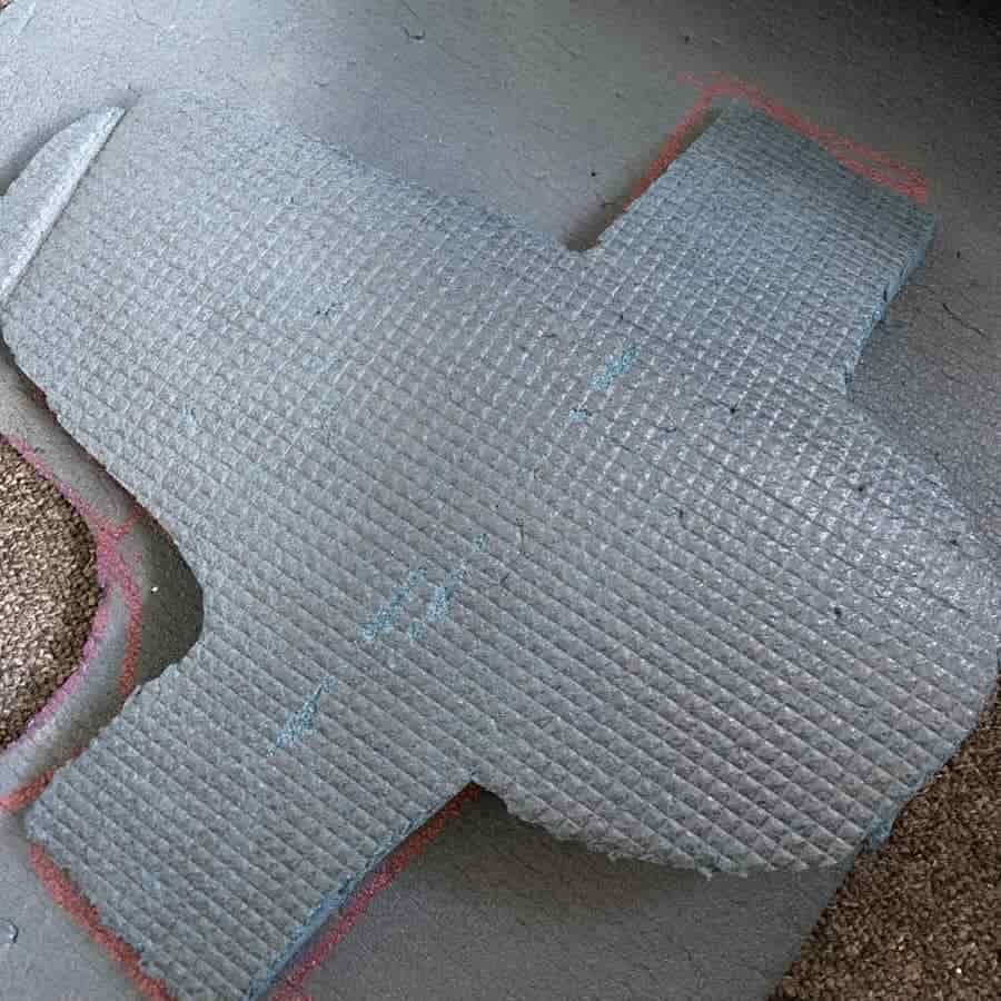 DIY camp shoes stencil