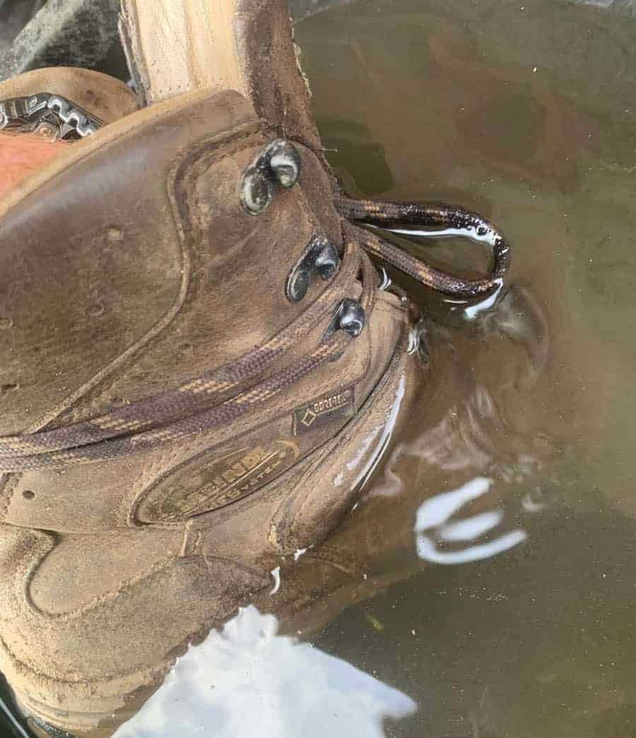 waterproof dunk test for gore-tex shoes