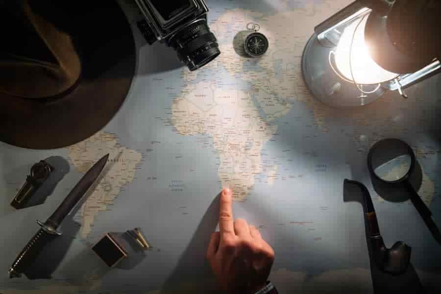 navigation at night without a compass