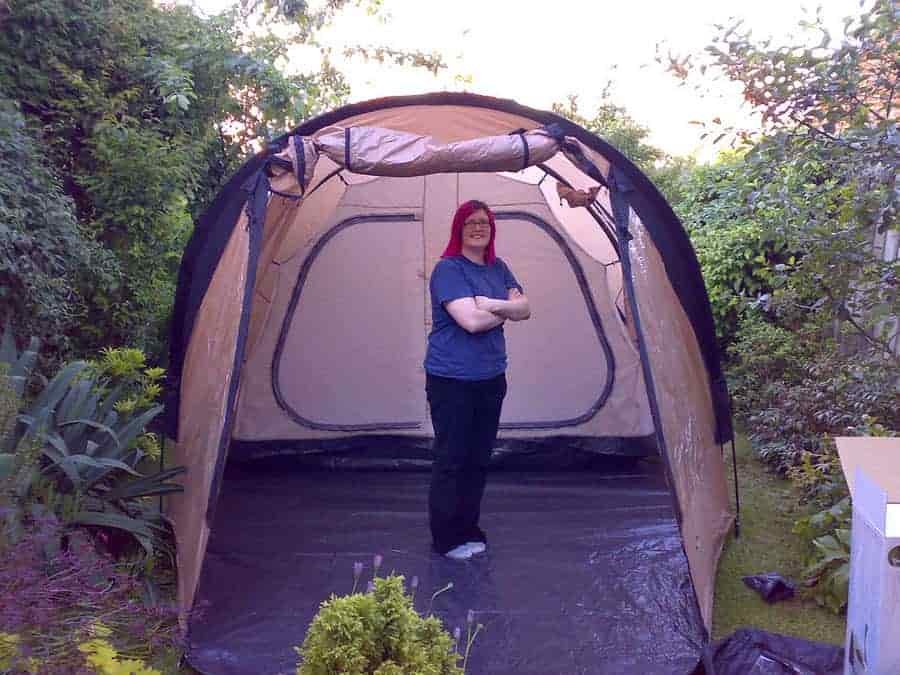 Largest tent vestibule