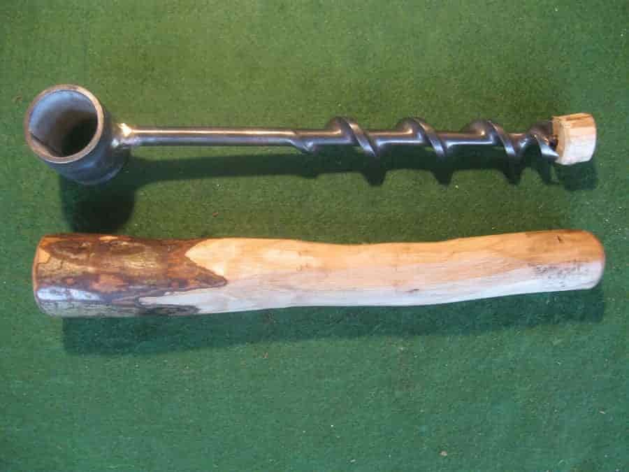 bushcraft auger with scotch drill bit