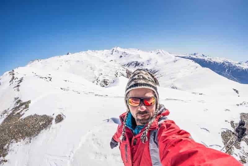 orange lens sunglasses for nordic skiing