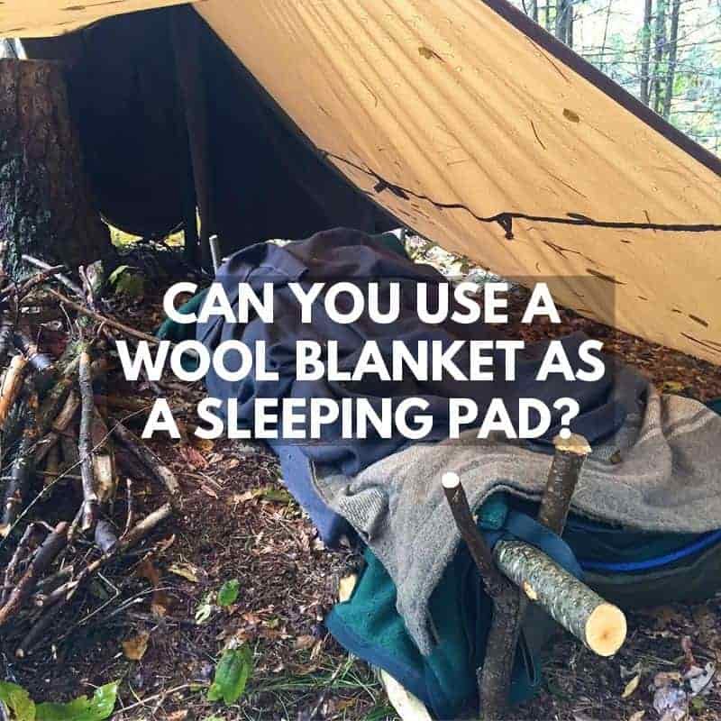 Can You Use a Wool Blanket as a Sleeping Pad