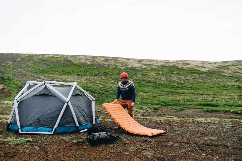 avoid problems with inflatable tents