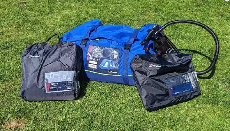 issues with inflatable tents