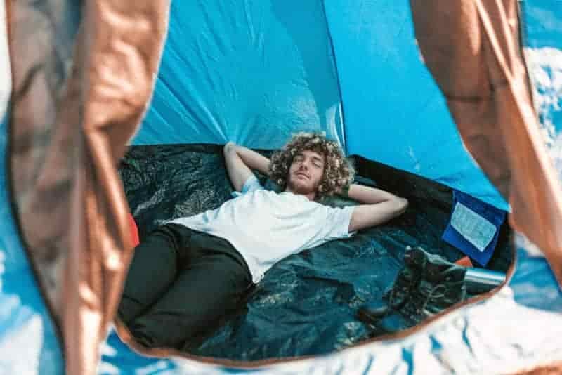 keeping tent cool on hot day