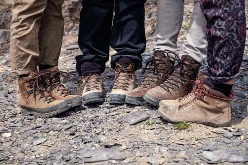 leather hiking boots for long distance trail